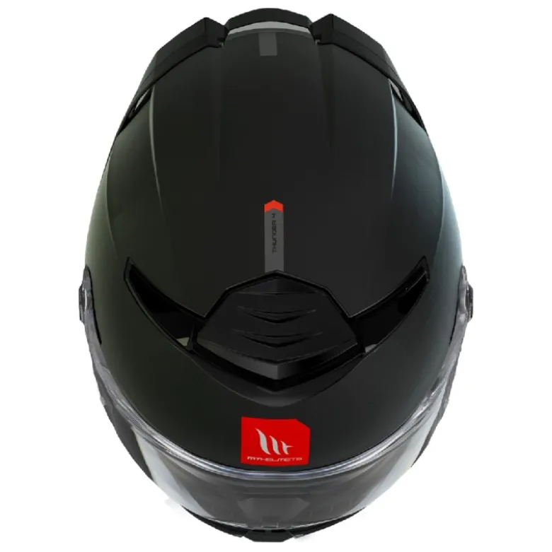 Casco Integrale Mt Helmets Ff118Sv Thunder 4 Sv A1 Solid Nero Opaco