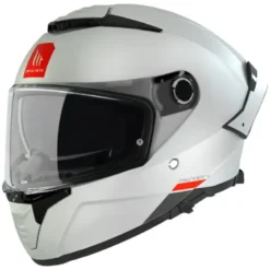 Casco Integrale Mt Helmets  Ff118Sv Thunder 4 Sv A0 Solid Perla Lucido Bianco