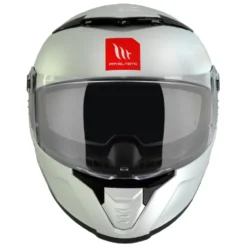 Casco Integrale Mt Helmets  Ff118Sv Thunder 4 Sv A0 Solid Perla Lucido Bianco