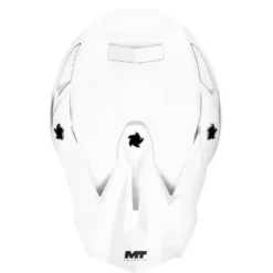 Casco Integrale Mt Helmets Mx802B Falcon S A0 Pure Bianco Lucido
