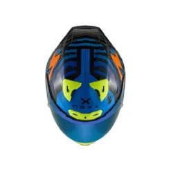 Casco Integrale Nexx X.R3R Ziger Arancione Blu