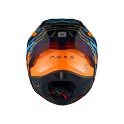 Casco Integrale Nexx X.R3R Ziger Arancione Blu