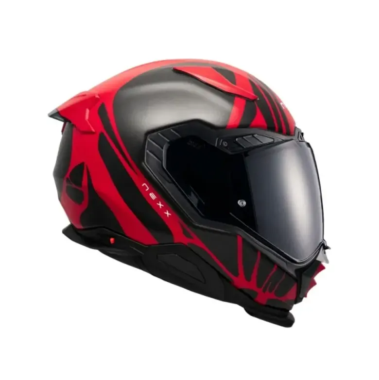 Casco Integrale Nexx X.Wst3 B-Side Rosso Nero Opaco