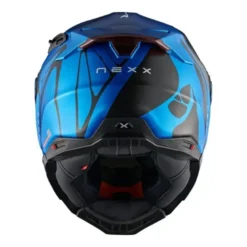Casco Integrale Nexx X.Wst3 B-Side Sky Blu Nero Opaco