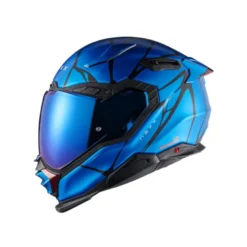 Casco Integrale Nexx X.Wst3 B-Side Sky Blu Nero Opaco