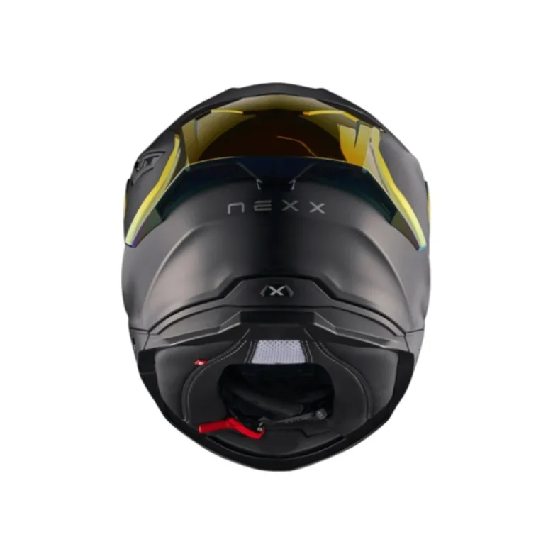 Casco integrale Nexx Y.100R Subsonic Nero Rosso Opaco