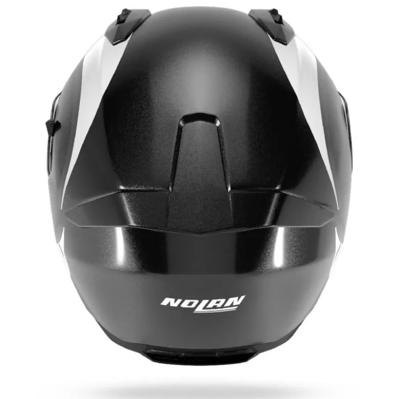 Casco Integrale Nolan N60-6 Bifase 350 Nero Bianco Lucido