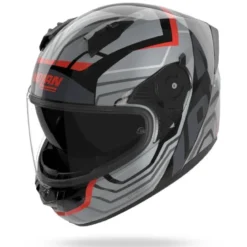 Casco Integrale Nolan N60-6 Eclettico 351 Nero Grigio Rosso Lucido