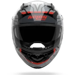 Casco Integrale Nolan N60-6 Eclettico 351 Nero Grigio Rosso Lucido
