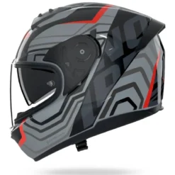 Casco Integrale Nolan N60-6 Eclettico 351 Nero Grigio Rosso Lucido