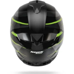 Casco Integrale Nolan N80-8 Fervo 354 Nero Antracite Verde Impulso Cromato Lucido
