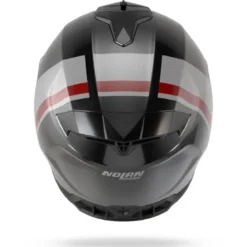 Casco Integrale Nolan N80-8 Incline 353 Nero Antracite Bianco Rosso Lucido