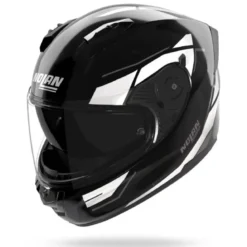Casco Integrale Nolan N60-6 Sincrono 353 Nero Bianco Lucido
