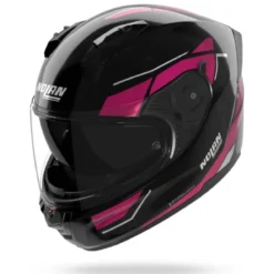 Casco Integrale Nolan N60-6 Sincrono 354 Nero Fucsia Lucido