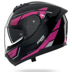 Casco Integrale Nolan N60-6 Sincrono 354 Nero Fucsia Lucido