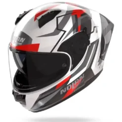Casco Integrale Nolan N60-6 Sport Corsa 356 Bianco Nero Rosso