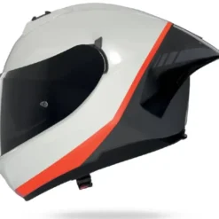 Casco Integrale Nolan N60-6 Sport Verniciatura Speciale 347 Bianco Perla Nero Arancione