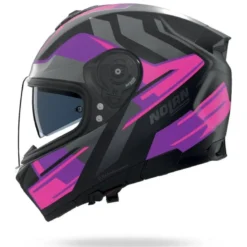 Casco Integrale Nolan N80-8 Trittico 358 Nero Fucsia Antracite Opaco