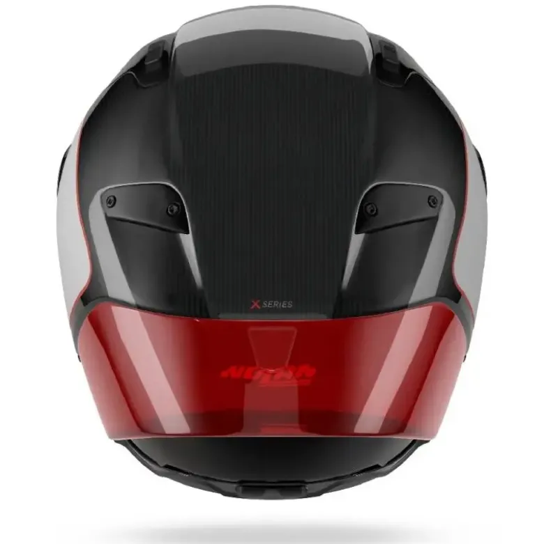 Casco Integrale Nolan X-804 RS Asso Di Picche 343 Carbonio Bianco Rosso Lucido