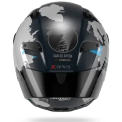Casco Integrale Nolan X-804 RS Checa 30° Anniversario Special Edition 355 Blu Liquido Checa