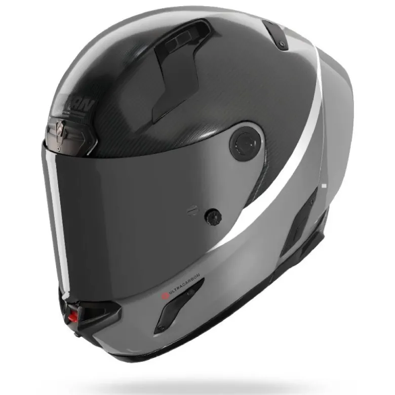 Casco Integrale Nolan X-804 RS D.O.C. 358 Carbonio Grigio Bianco Lucido
