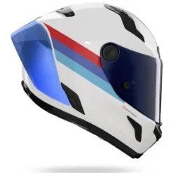 Casco Integrale Nolan X-804 RS Gemini 365 Carbonio Bianco Blu Rosso Lucido
