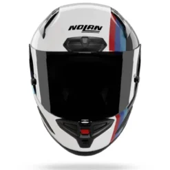Casco Integrale Nolan X-804 RS Gemini 365 Carbonio Bianco Blu Rosso Lucido