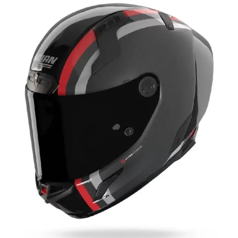 Casco Integrale Nolan X-804 RS Gemini 364 Carbonio Nero Rosso Antracite