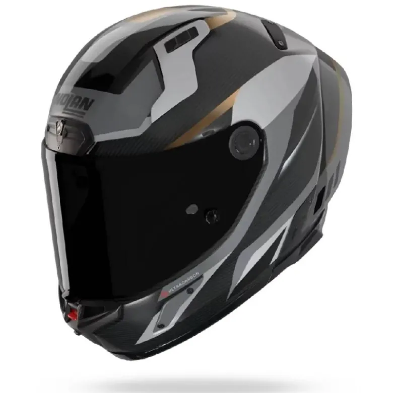 Casco Integrale Nolan X-804 RS Lesmo 361 Carbonio Nero Grigio Oro