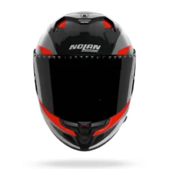 Casco Integrale Nolan X-904 Ultra Carbon Calibro 345 Carbonio Antracite Rosso Lucido
