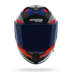 Casco Integrale Nolan X-904 Ultra Carbon Calibro 347 Carbonio Antracite Blu Rosso Lucido