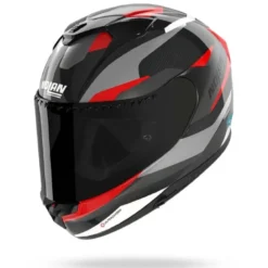 Casco Integrale Nolan X-904 Ultra Carbon Calibro Quin 354 Carbonio Antracite Rosso Lucido