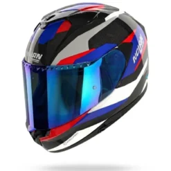 Casco Integrale Nolan X-904 Ultra Carbon Calibro Quin 356 Carbonio Antracite Blu Rosso Lucido