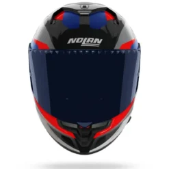 Casco Integrale Nolan X-904 Ultra Carbon Calibro Quin 356 Carbonio Antracite Blu Rosso Lucido
