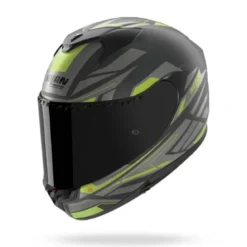 Casco Integrale Nolan X-904 Ultra Carbon Calibro Rombo 349 Carbonio Antracite Verde Impulso Opaco