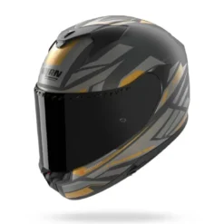 Casco Integrale Nolan X-904 Ultra Carbon Calibro Rombo 350 Carbonio Antracite Oro Opaco