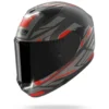 Casco Integrale Nolan X-904 Ultra Carbon Calibro Rombo I-ESS 357 Carbonio Antracite Rosso Opaco