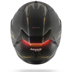 Casco Integrale Nolan X-904 Ultra Carbon Calibro Rombo I-ESS 359 Carbonio Antracite Oro Opaco