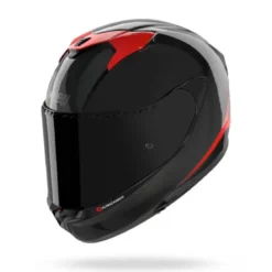 Casco Integrale Nolan X-904 Ultra Carbon Emblema 353 Carbonio Nero Rosso Lucido
