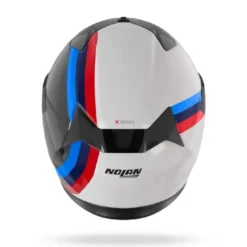 Casco Integrale Nolan X-904 Ultra Carbon Gemini 351 Carbonio Bianco Blu Rosso