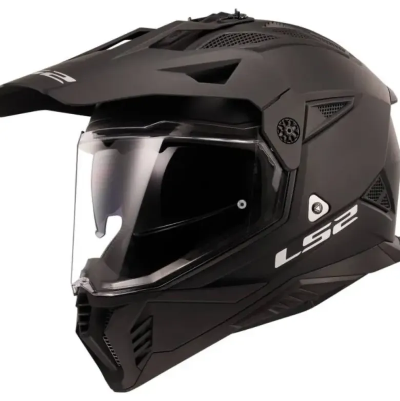Casco Integrale On-Off Touring Ls2 MX702 Pioneer II Nero Opaco