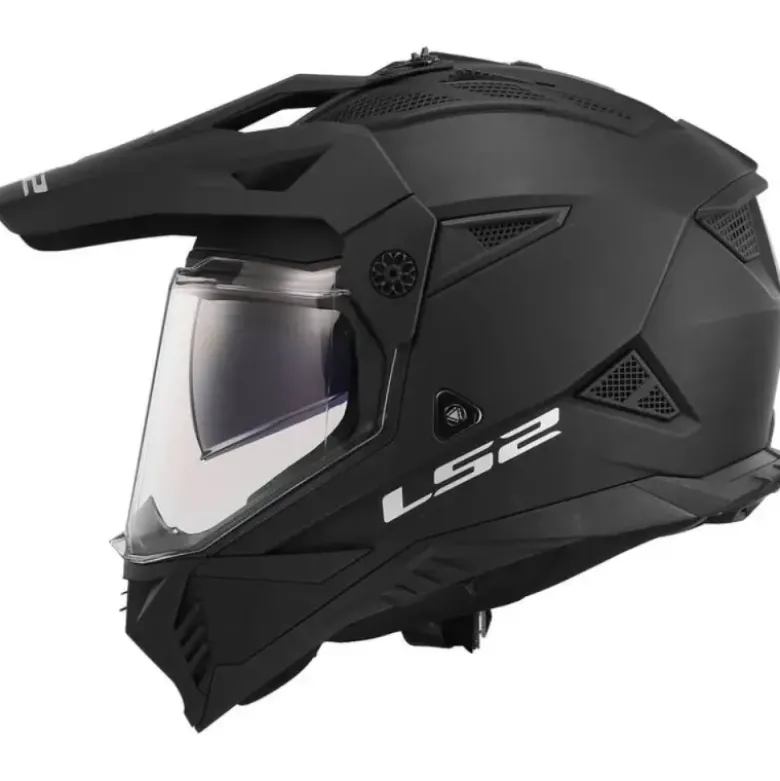 Casco Integrale On-Off Touring Ls2 MX702 Pioneer II Nero Opaco
