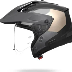 Casco Integrale On-Off Tourning Nolan N70-2 X 06 Selvado 347 Nero Grigio Lava Bianco Sabbia