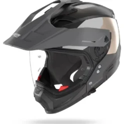 Casco Integrale On-Off Tourning Nolan N70-2 X 06 Selvado 347 Nero Grigio Lava Bianco Sabbia