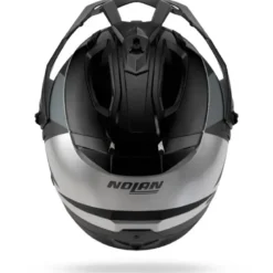Casco Integrale On-Off Tourning Nolan N70-2 X 06 Turbine 349 Bianco Nero Grigio Lucido