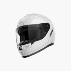 Casco Integrale Sena Phantom Bianco Lucido con Interfono e Luci Anteriori e Posteriori