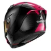 Casco Integrale Shark Aeron Carbon Skin Viola Blu