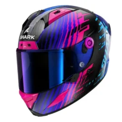 Casco Integrale Shark Aeron Edgy Carbon Blu Chrome