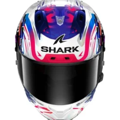 Casco Integrale Shark Aeron-Gp Carbon Replica Zarco Gp De France Viola Blu