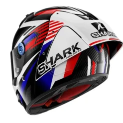 Casco Integrale Shark AERON-GP FIM RACING -1 Firstlap Carbon Blu Rosso